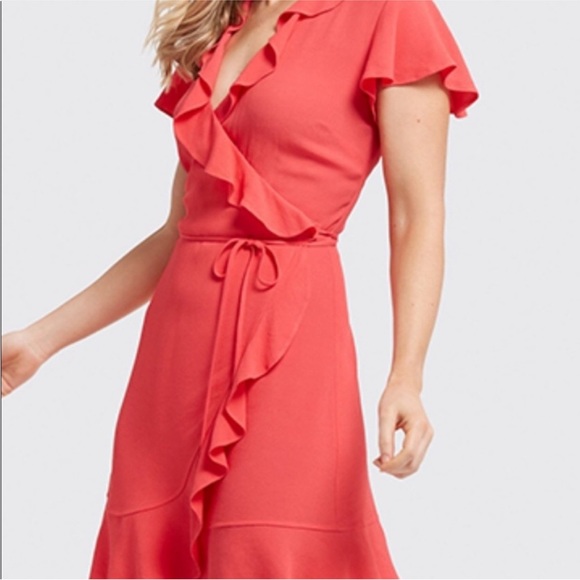 Draper James Solid Ruffle Wrap Dress - Picture 5 of 12